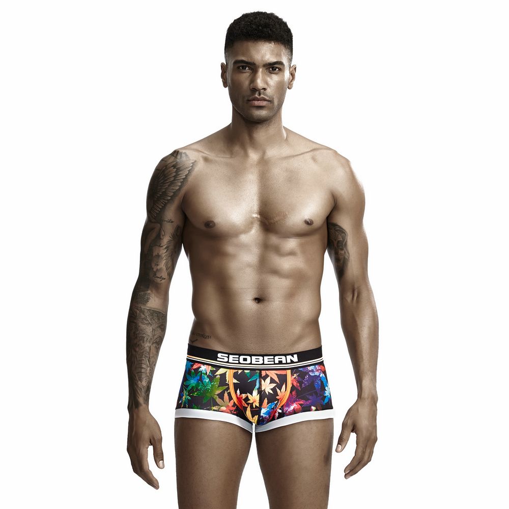 Compra Marca Hombres Boxer Ropa Interior Para Hombres Coloridas Hojas De  Arce Verano Otoño Cool Guy Hombre Gay Psicodélico Único ICE SILK Trunk  Barato | Entrega Rápida Y Calidad | Es.Dhgate