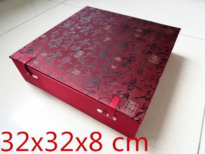 vermelho 32x32x8cm