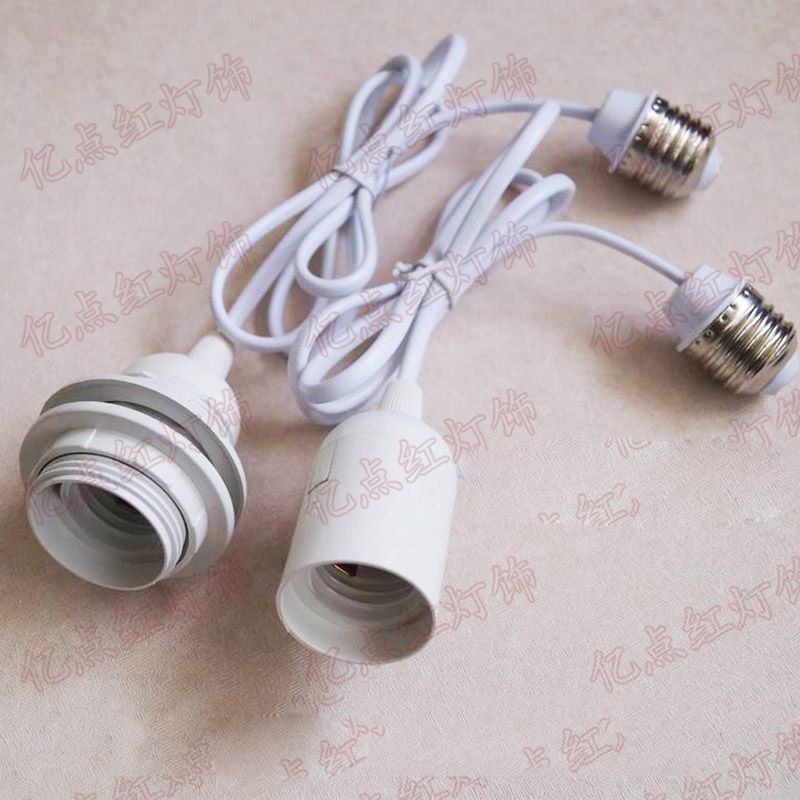 2020 Extension Cord E27 Lamp Holder Lampshade Hanging Wire