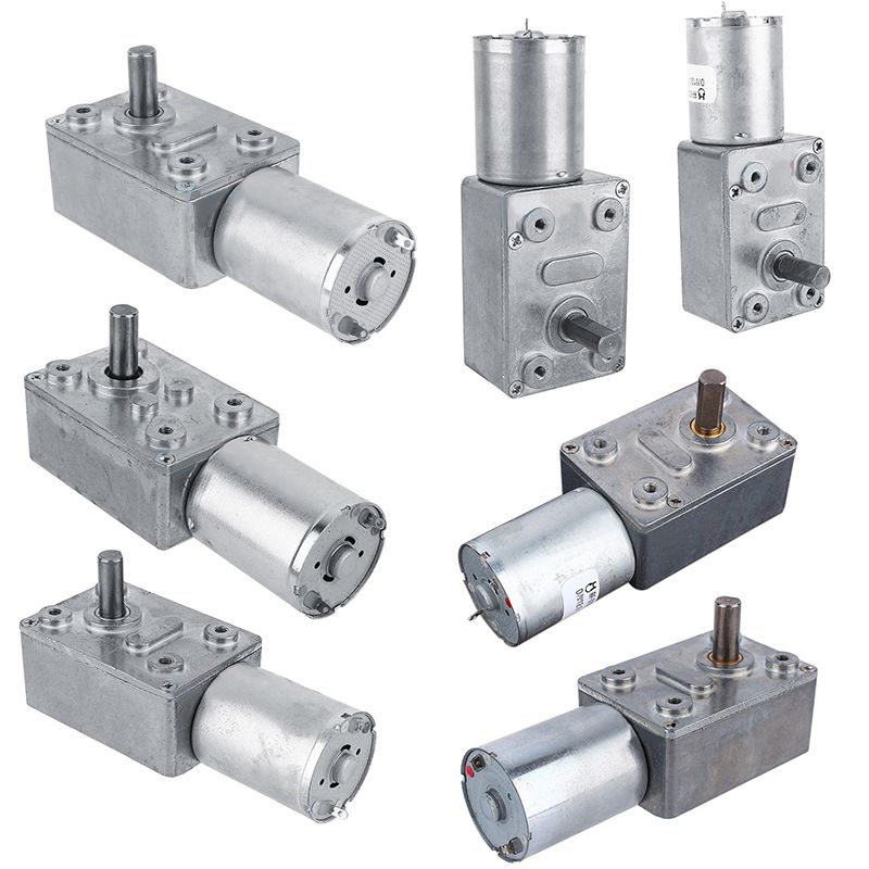 Attrezzature Mediche,GA25YN370 10rpm Seawang Motoriduttore 12V DC Motoriduttore a Vite Senza Fine Motoriduttore a Vite Senza Fine Reversibile per Attrezzature Meccaniche 