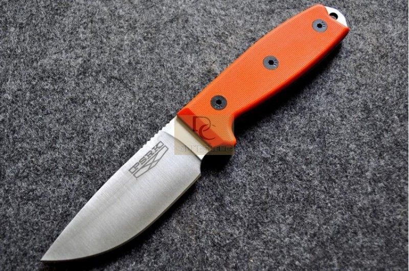 Orange G10 handle+Satin blade