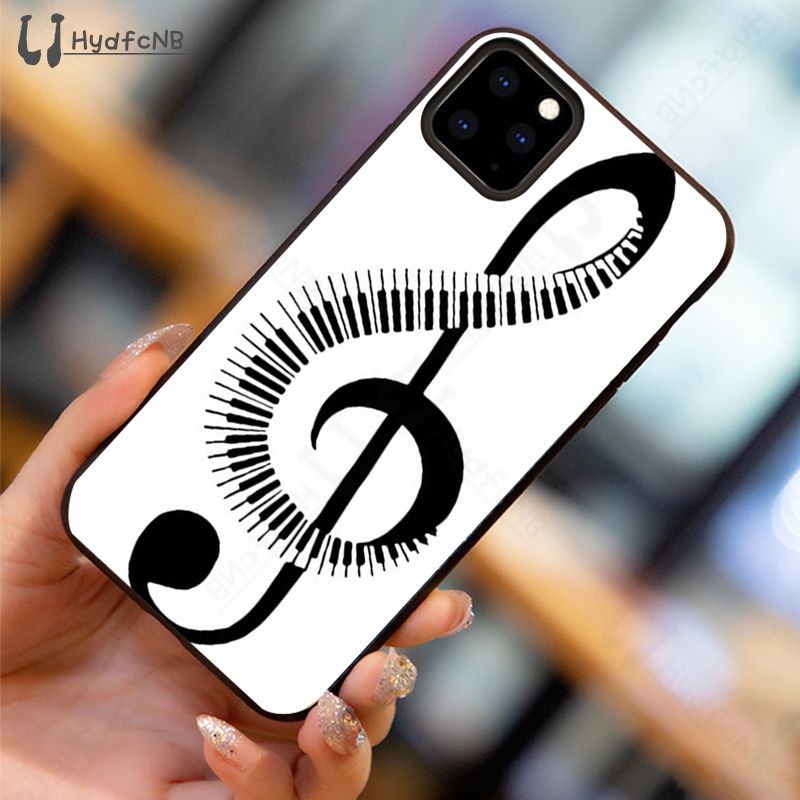 2020 Música Piano Keyboard Cliente Estuche para teléfono de alta calidad para iPhone 11 XS
