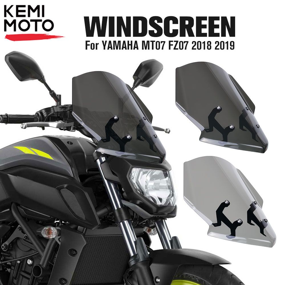 Compre Para Yamaha Mt07 Fz07 2018 2019 Parabrisas De Motocicleta Mt 07 Fz 07 Mt 07 Parabris Accesorios De Motocicleta Deflector De Viento A 33 8 Del W15016715542 Es Dhgate Com