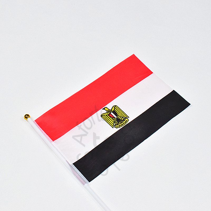 2020 Egypt Flag Banner 14x21cm Flag 100 Polyester Flags With