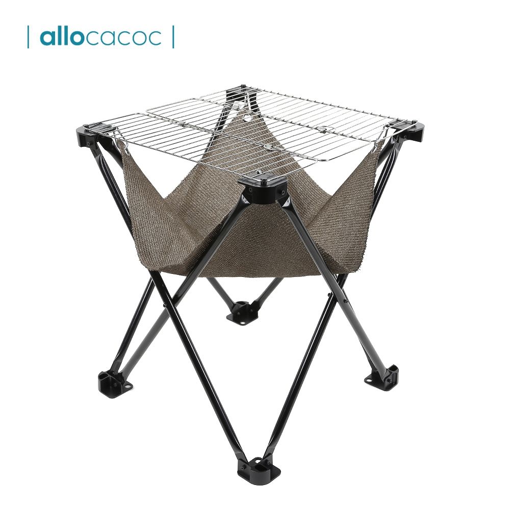 Allocacoc Portable Folding BBQ Grill With Storage Bag Camp Chef Stoves
