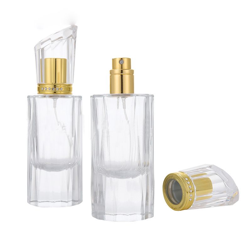 50ml High Grade Empty Clear Glass Perfume Bottle Wholesale Refillable
