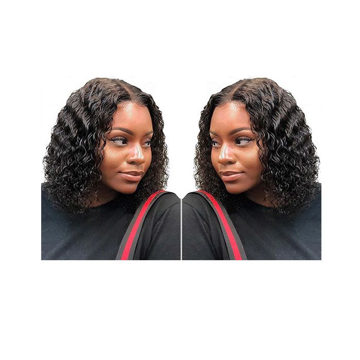 childrens black bob wig