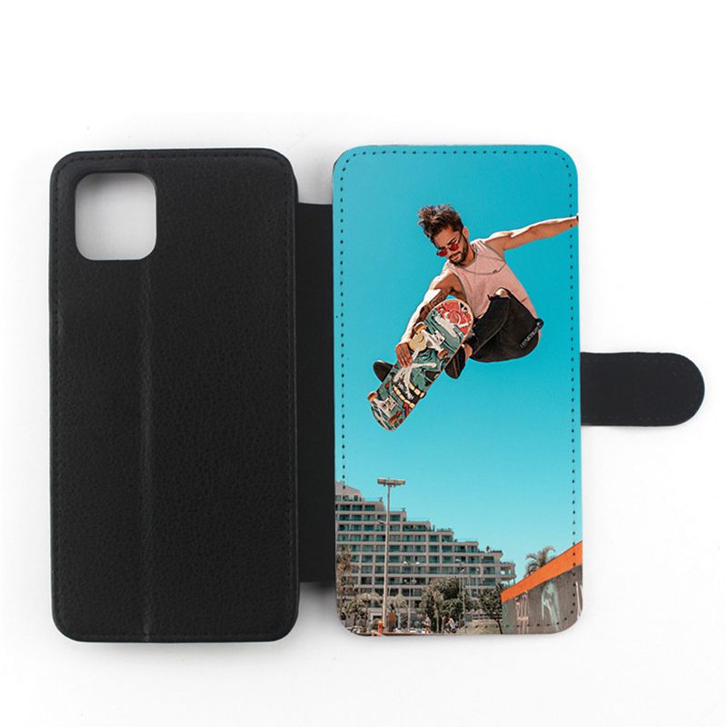 Blank Sublimation Flip Case PU Leather Wallet Case For IPhone 11 Pro