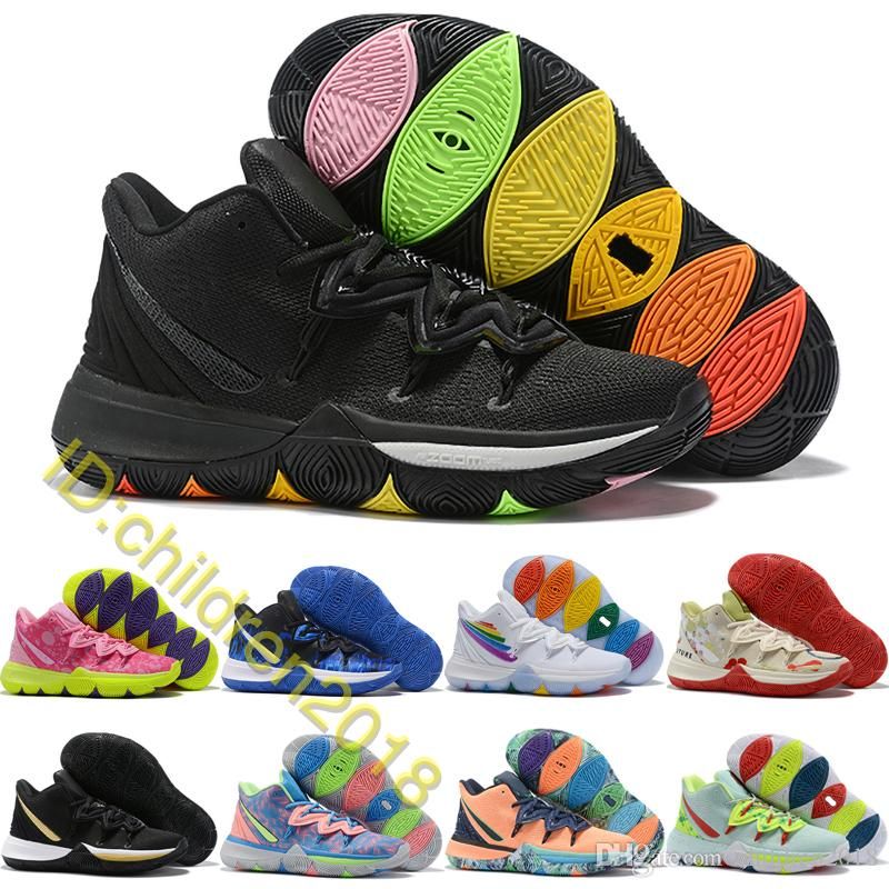 Compra Kyrie Irving 5 5S Zapatos De Baloncesto Para Hombres 2019 Soles  Características Del Arco Iris Betrue Bandulu EYBL Bebé De La Esponja Hombre  Aire Libre Zapatillas Zapatillas De Deporte Tamaño 7