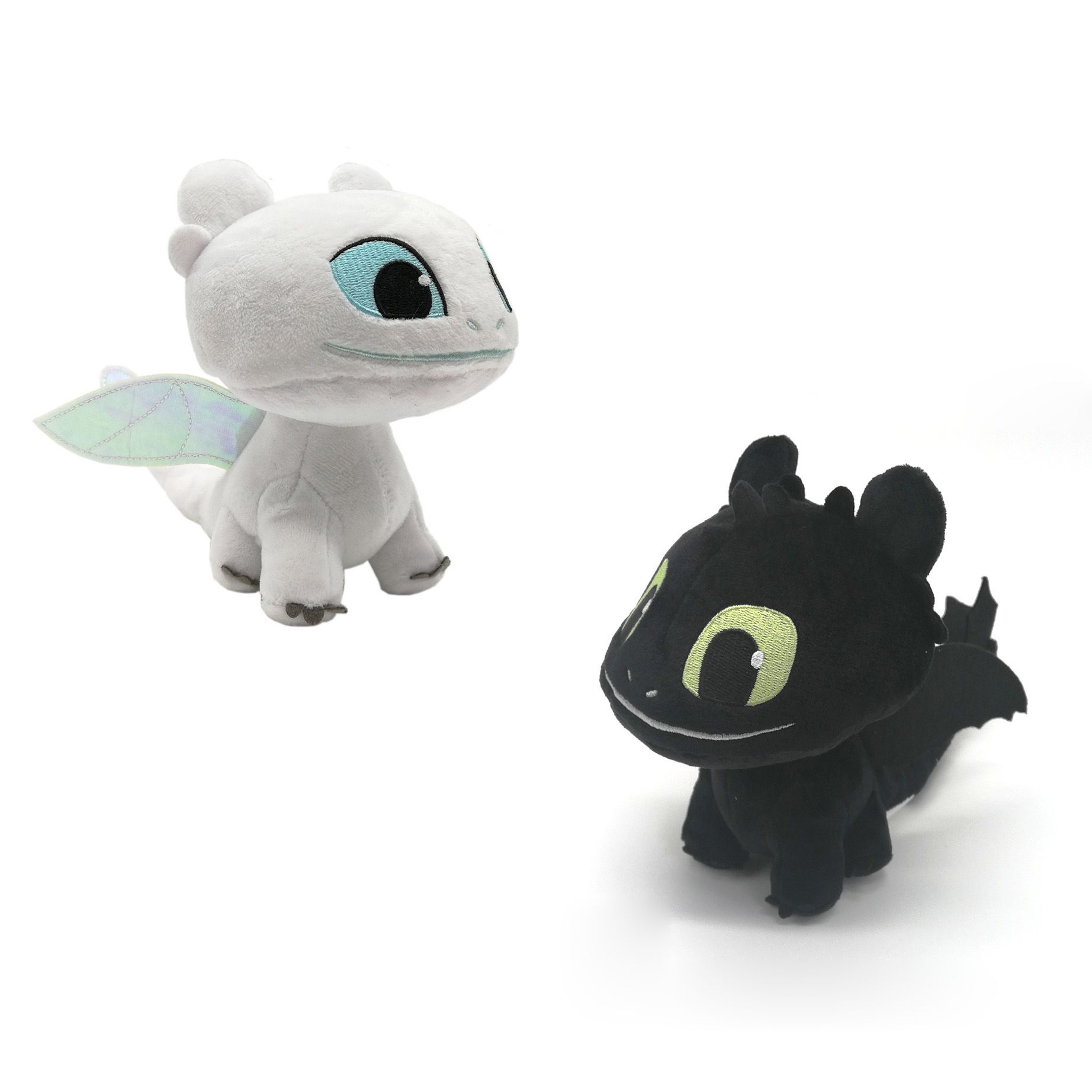 toothless and light fury stuffed animals