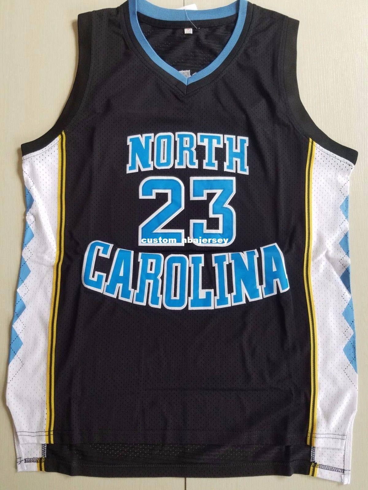 michael jordan black north carolina jersey