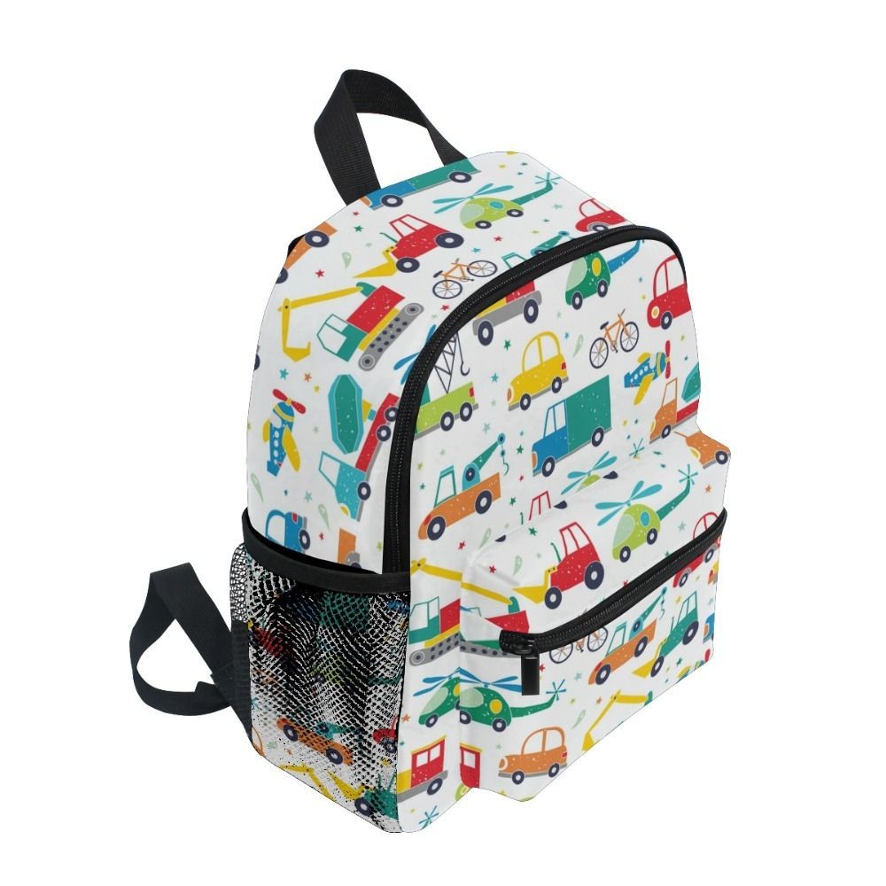 Tentáculo Cámara Paradoja ALAZA mochilas para el Kinder muchachas de los coches de impresión de  poliéster niños mochilas escolares
