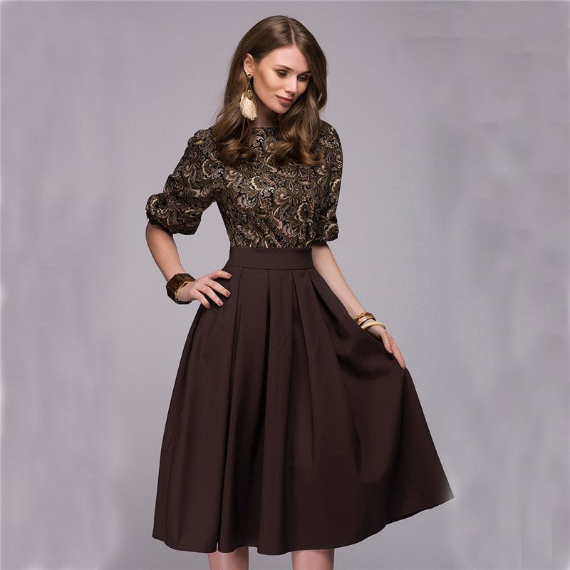 bohemian knee length dresses