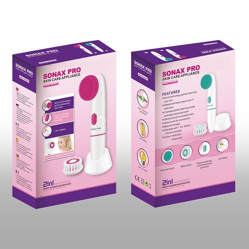 Compra SONAX PRO Cara Lavadora Eléctrica De Limpiador De La Cara De  Silicona Desmaquillador Sra Limpiador De Poros Cepillo De Limpieza Barato |  Entrega Rápida Y Calidad | Es.Dhgate