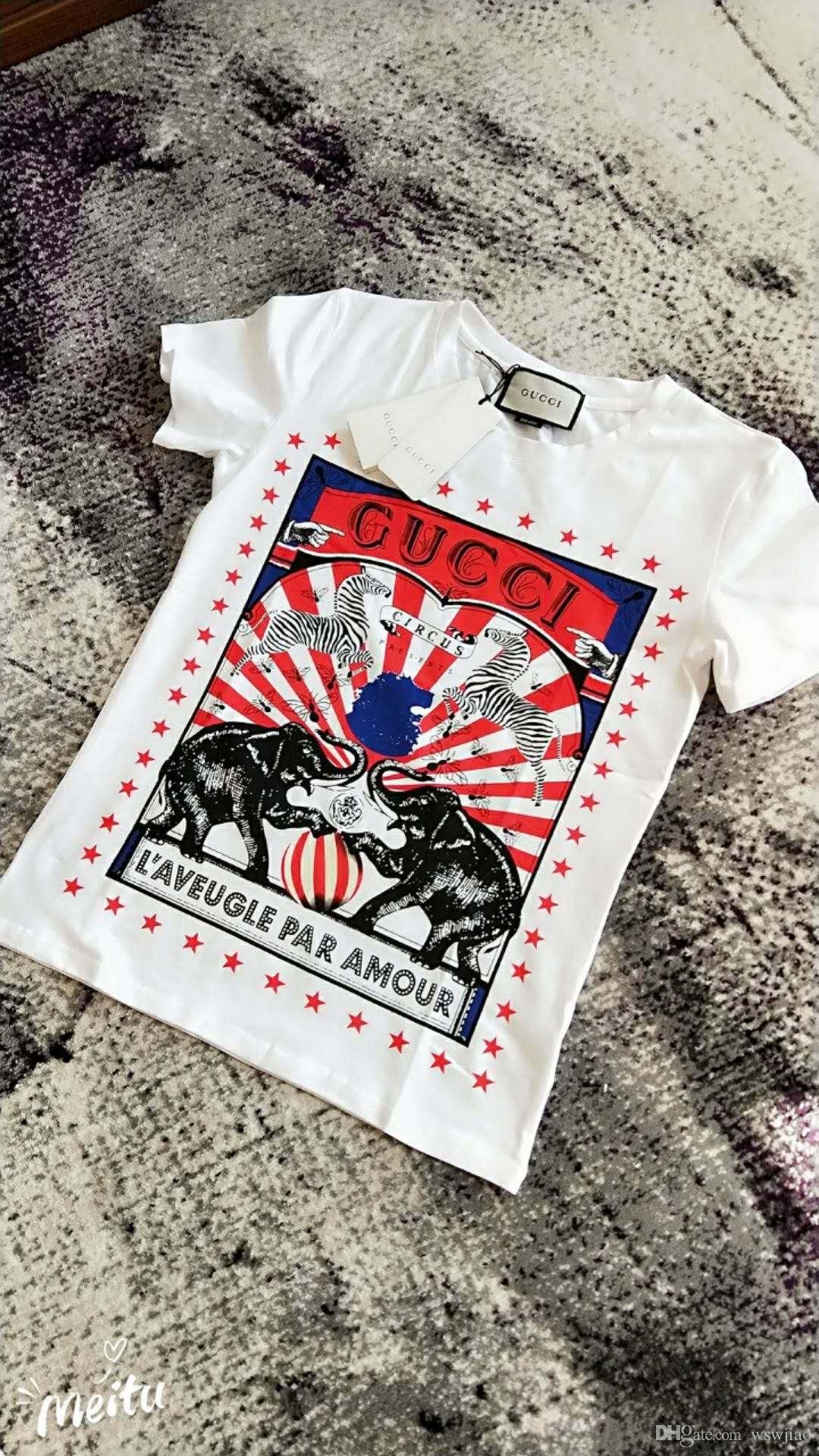 2019 New Fashion Italian Summer T Shirt 