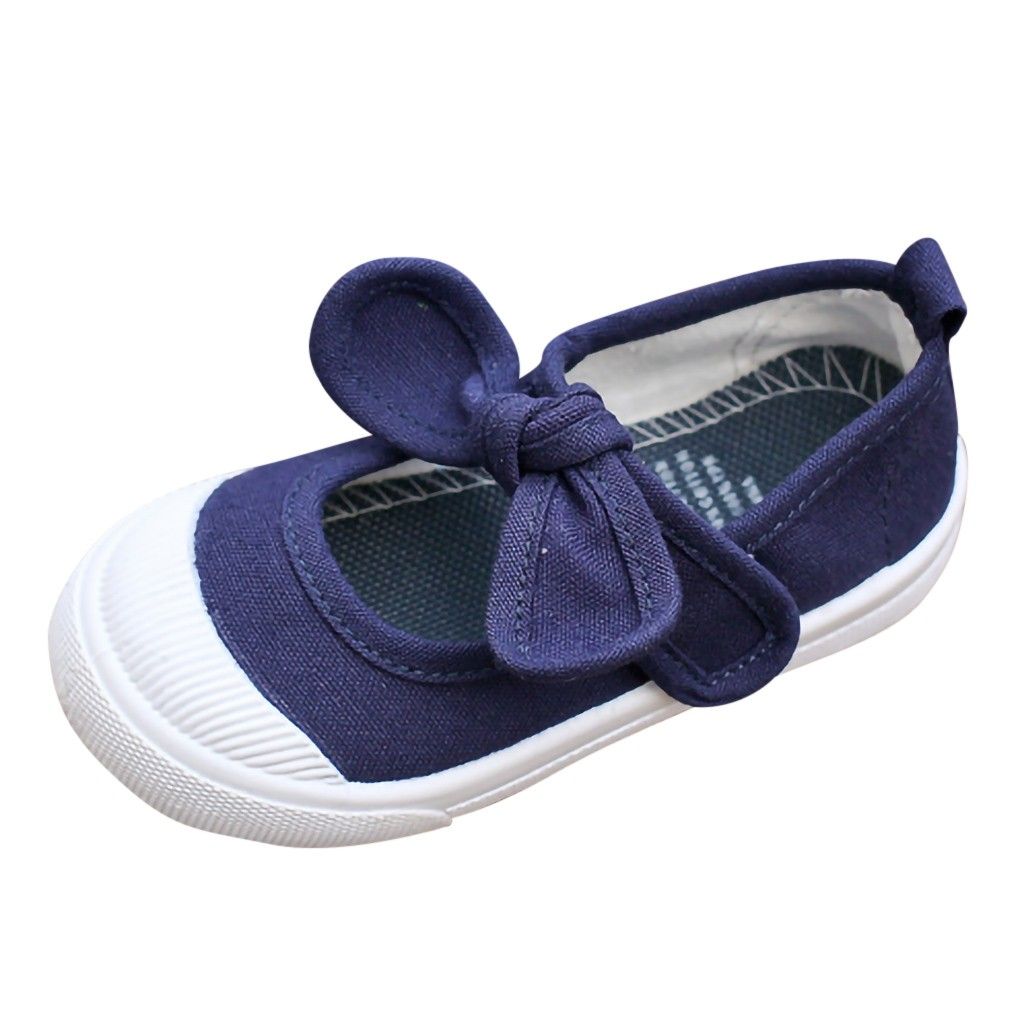 Cute Spring Toddler Girls Flats Baby Princess Bow-knot Casual shoes Size 5-11