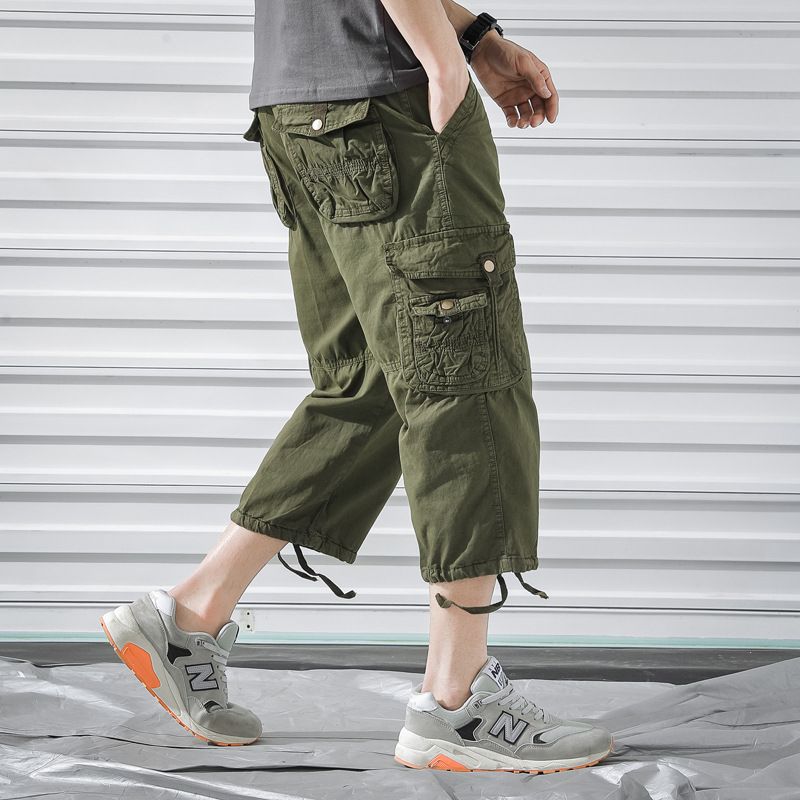 Compra Pantalones Para Hombres Tallas De Verano Hombres De Verano Cargo 3/4  Longitud Casual Entrenamiento Táctico Táctico Multi Bolsillos Multi  Pantalón Barato | Entrega Rápida Y Calidad | Es.Dhgate