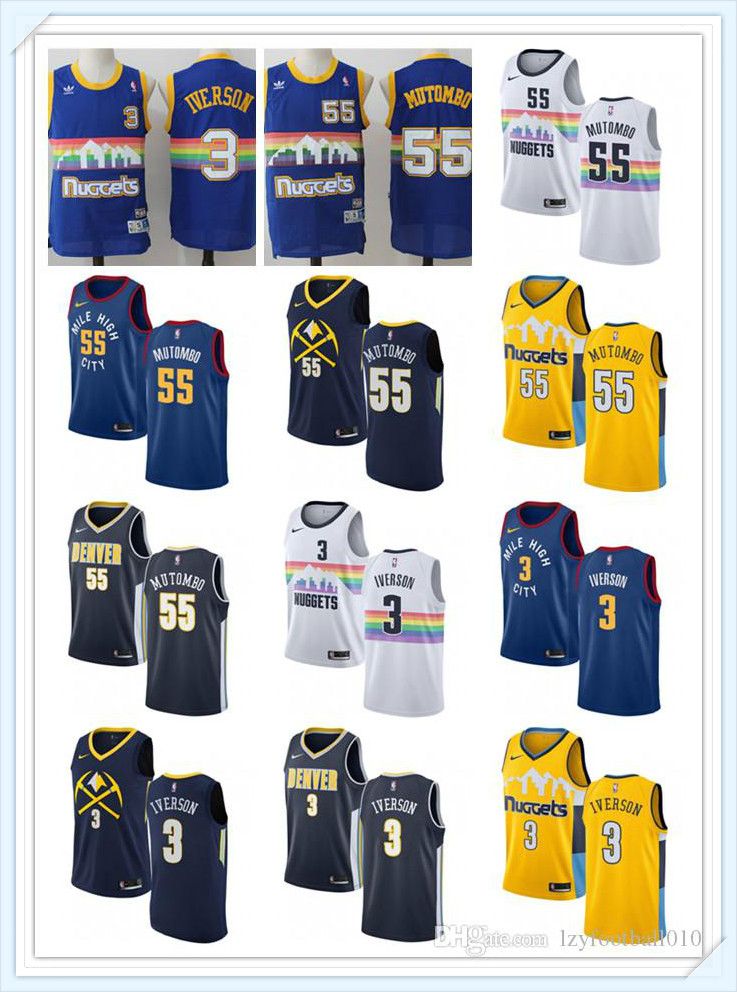denver nuggets throwback jersey white