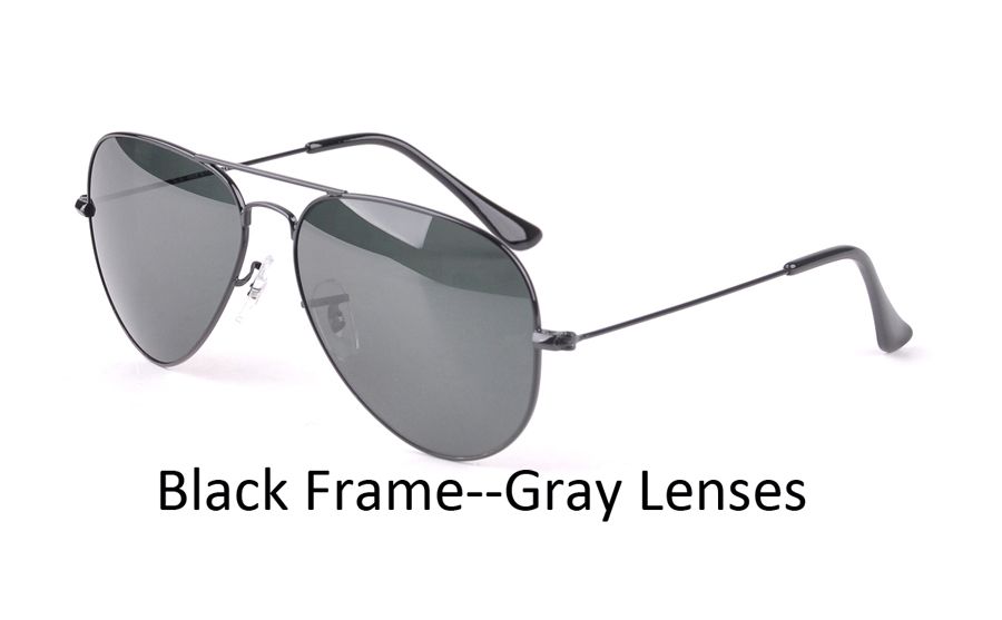 Black Frame-Grey Lens