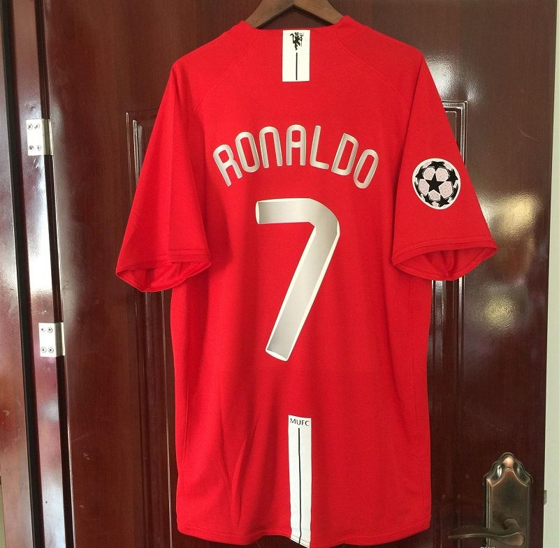 ronaldo red jersey