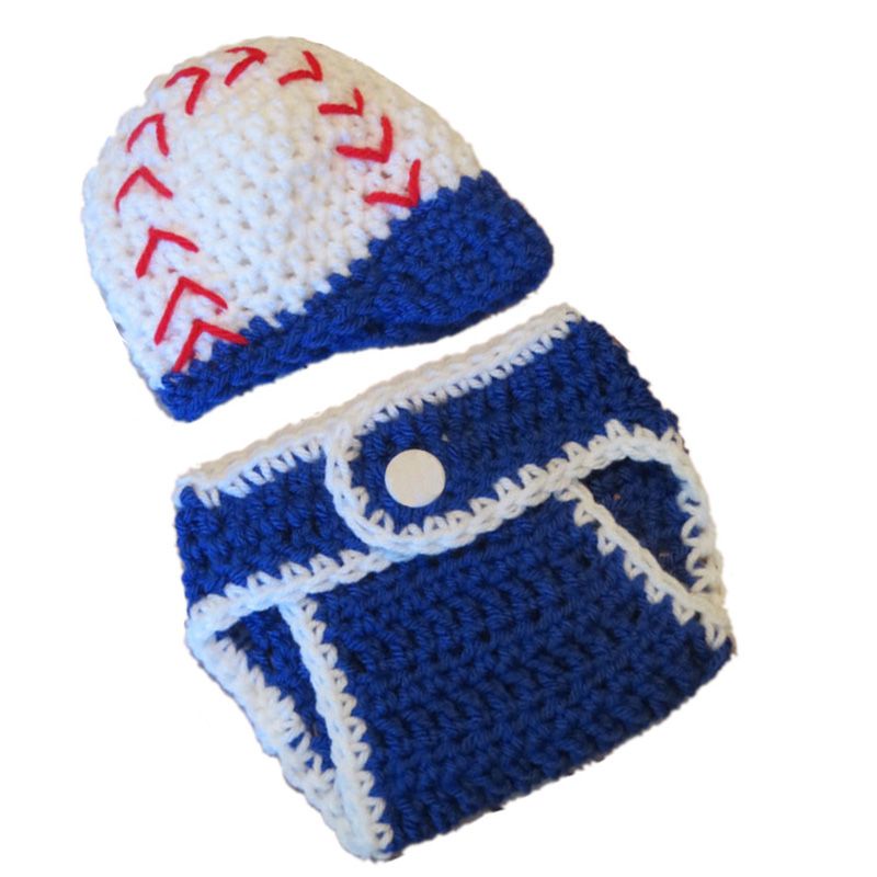 crochet baby baseball hat