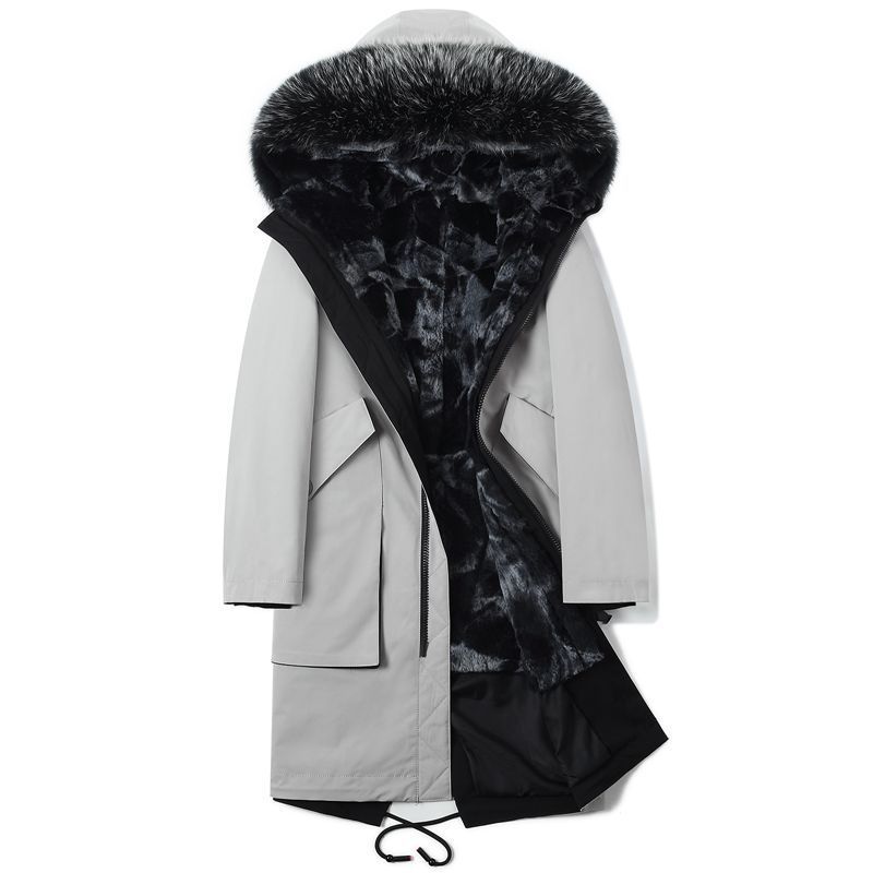 shearling coat mens windbreaker