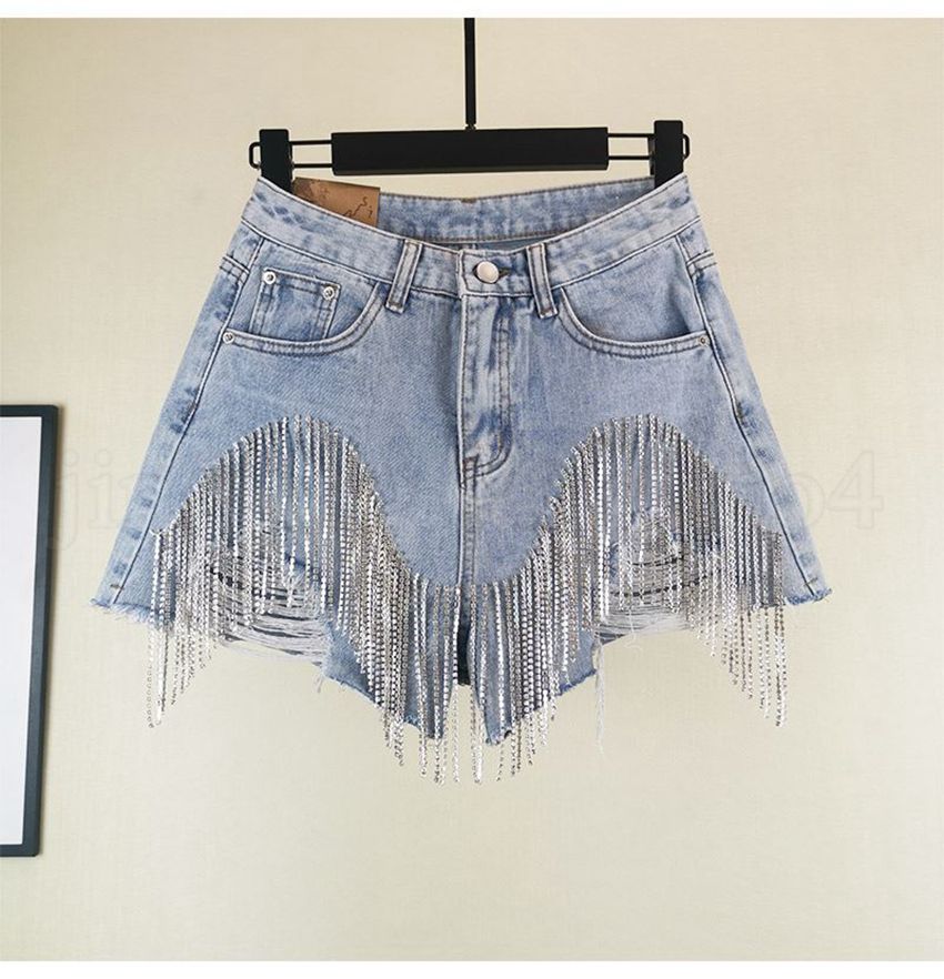 Tassel Blue Jean Shorts Hotsell, 54 