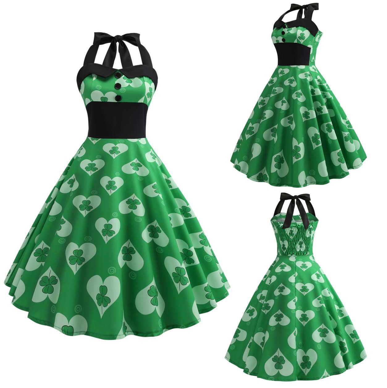 st patrick's day swing dress