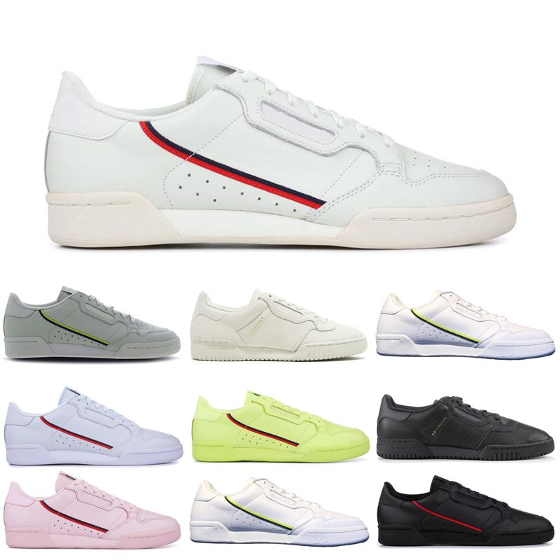 adidas continental 80 femme jaune