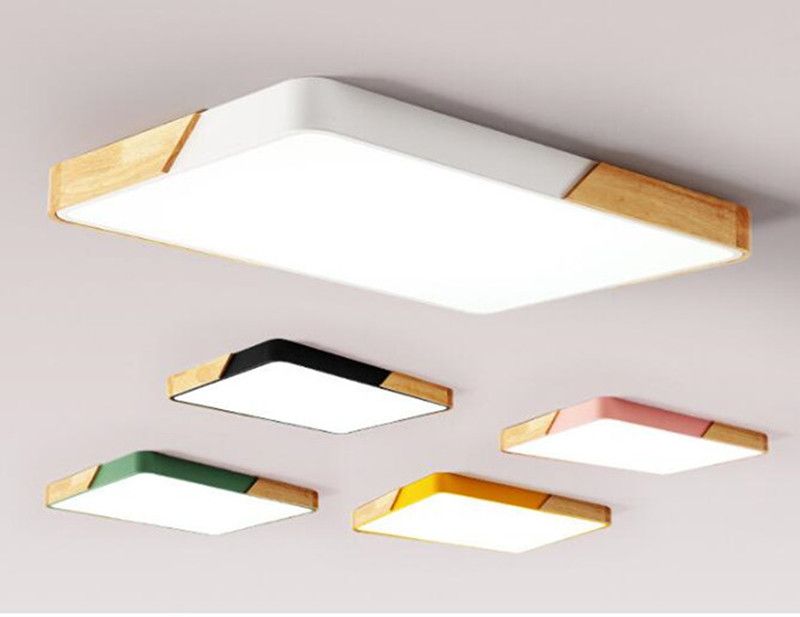 Grosshandel Nordic Ultradunne Mehrfarben Led Deckenleuchte Modern Office Leuchten Aus Holz Kuche Schlafzimmer Deckenleuchte Leuchte Von Hu511600 42 17 Auf De Dhgate Com Dhgate