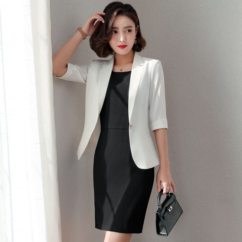 Compre 2020 Blazer De Manga Curta De Verão E Vestidos Bodycon 2 Conjunto De Peças Mulheres Trabalho Vestir Casaco De Fato Com Vestido Branco Preto Roxo Verde De Laorenstar, $454,91 | Pt.Dhgate.Com