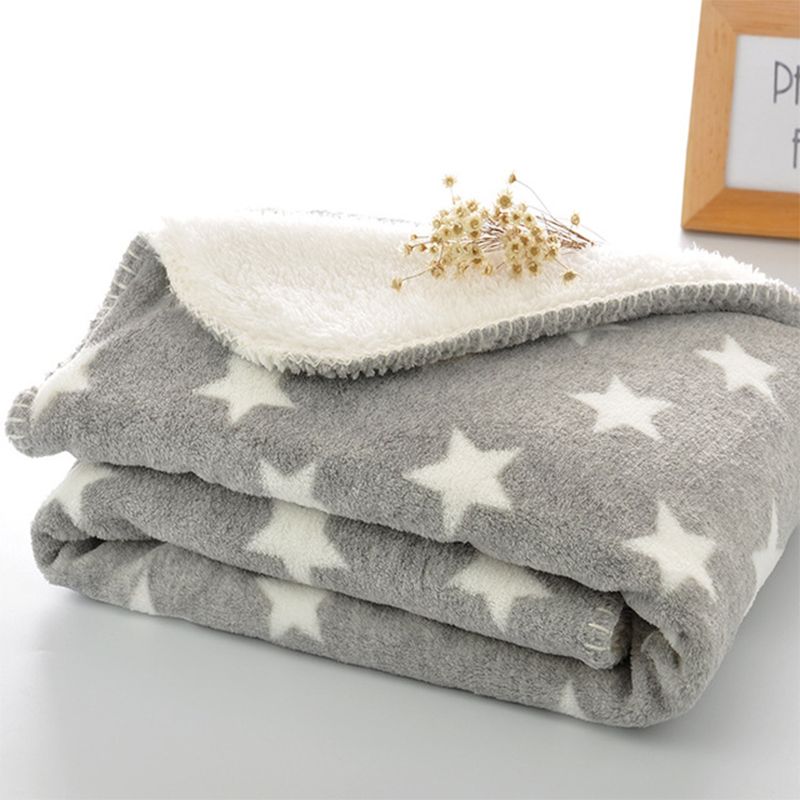 Thick Fleece Blanket Plush Flannel Throw Extra Soft &Warm Blanket