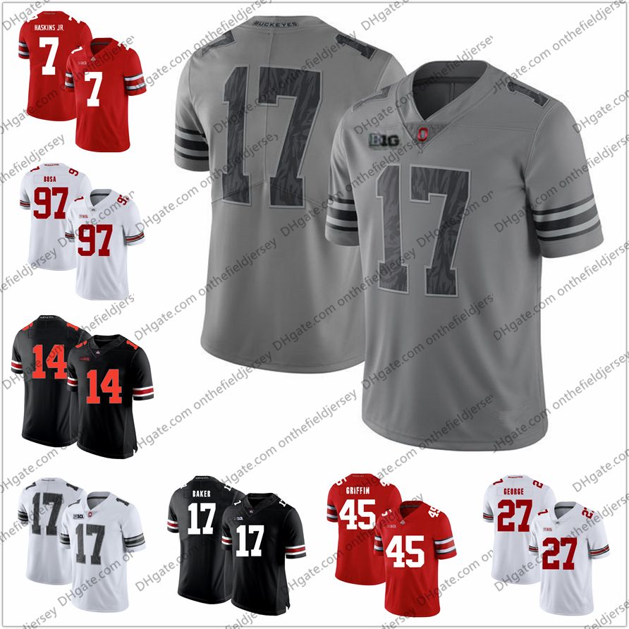 ohio state football jersey number 1