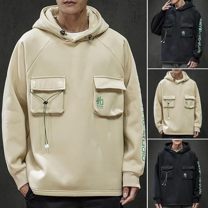 multi pocket hoodie