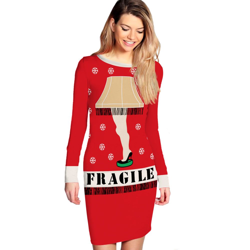 printed jumper dress