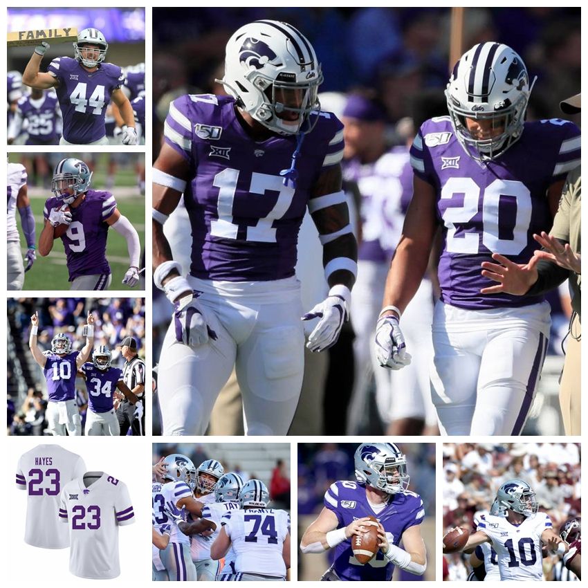 kansas state football jersey custom
