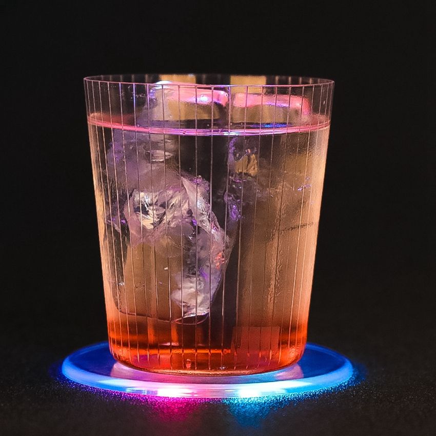 2020 LED Coaster Light Up Pad Mat Coasters Cups Acrylic For Drinks Bar