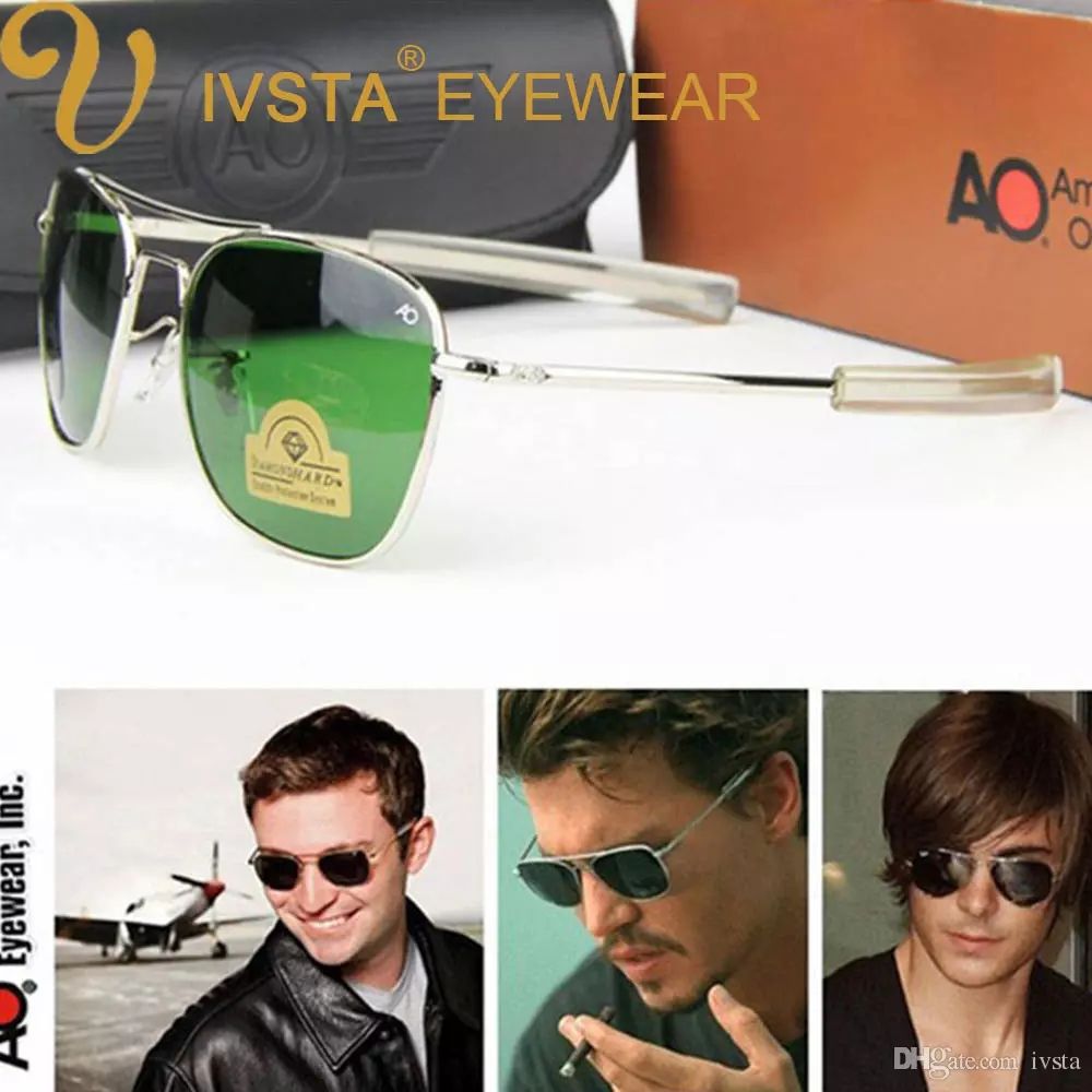 Ao Gafas De Sol De Aviación Para Hombre Lentes De Sol Con Caja sunglasses Ao Gafas De Sol De Aviación Para Hombre Lentes De Sol Con Caja sunglasses