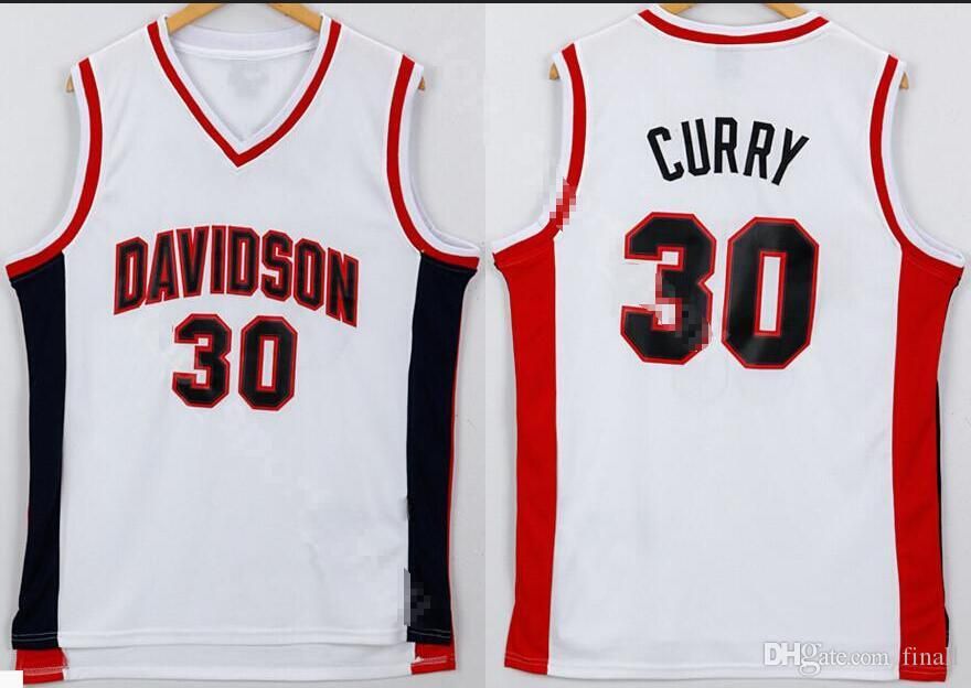 steph curry davidson jersey nike