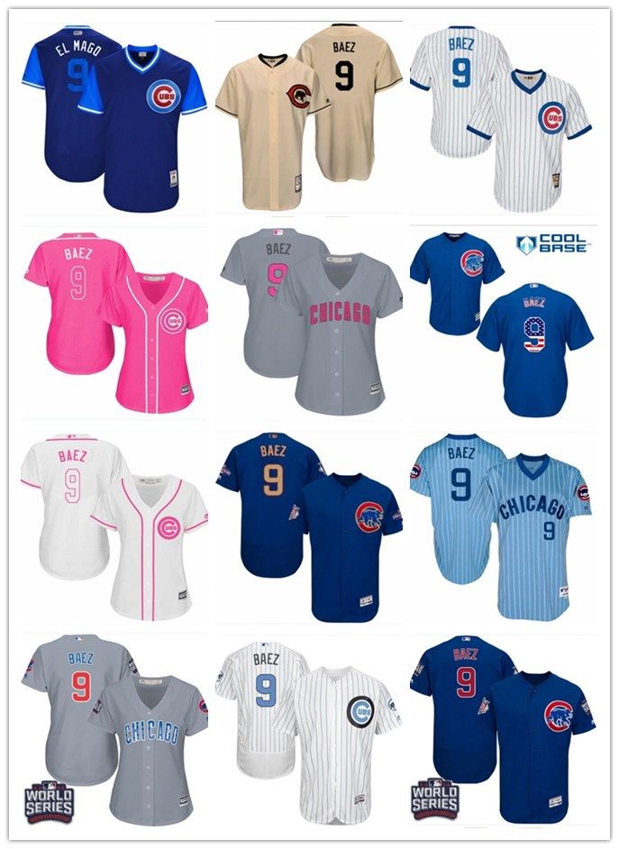 chicago cubs baez jersey