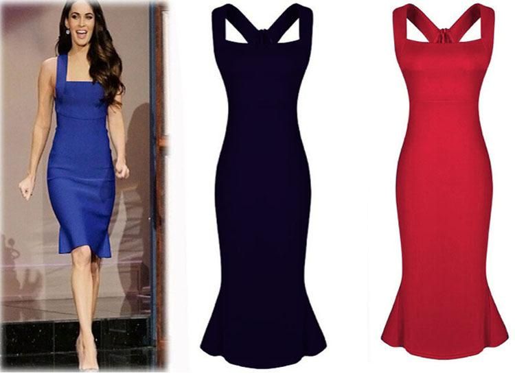 slinky cocktail dress