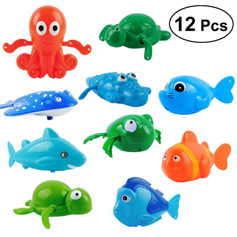 wind up fish bath toy