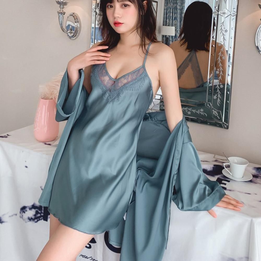 nightdress with robe