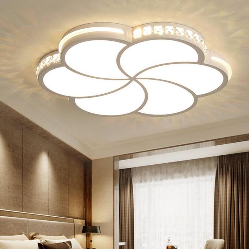 Simple Modern Bedroom Ceiling Lamp Led Warm Personality Round