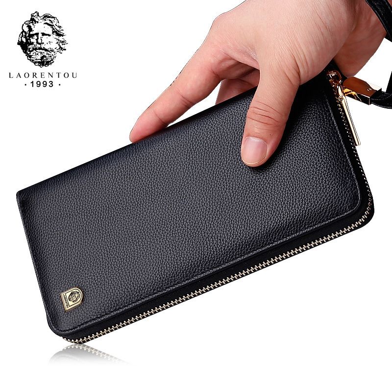 large mens wallet with zipper