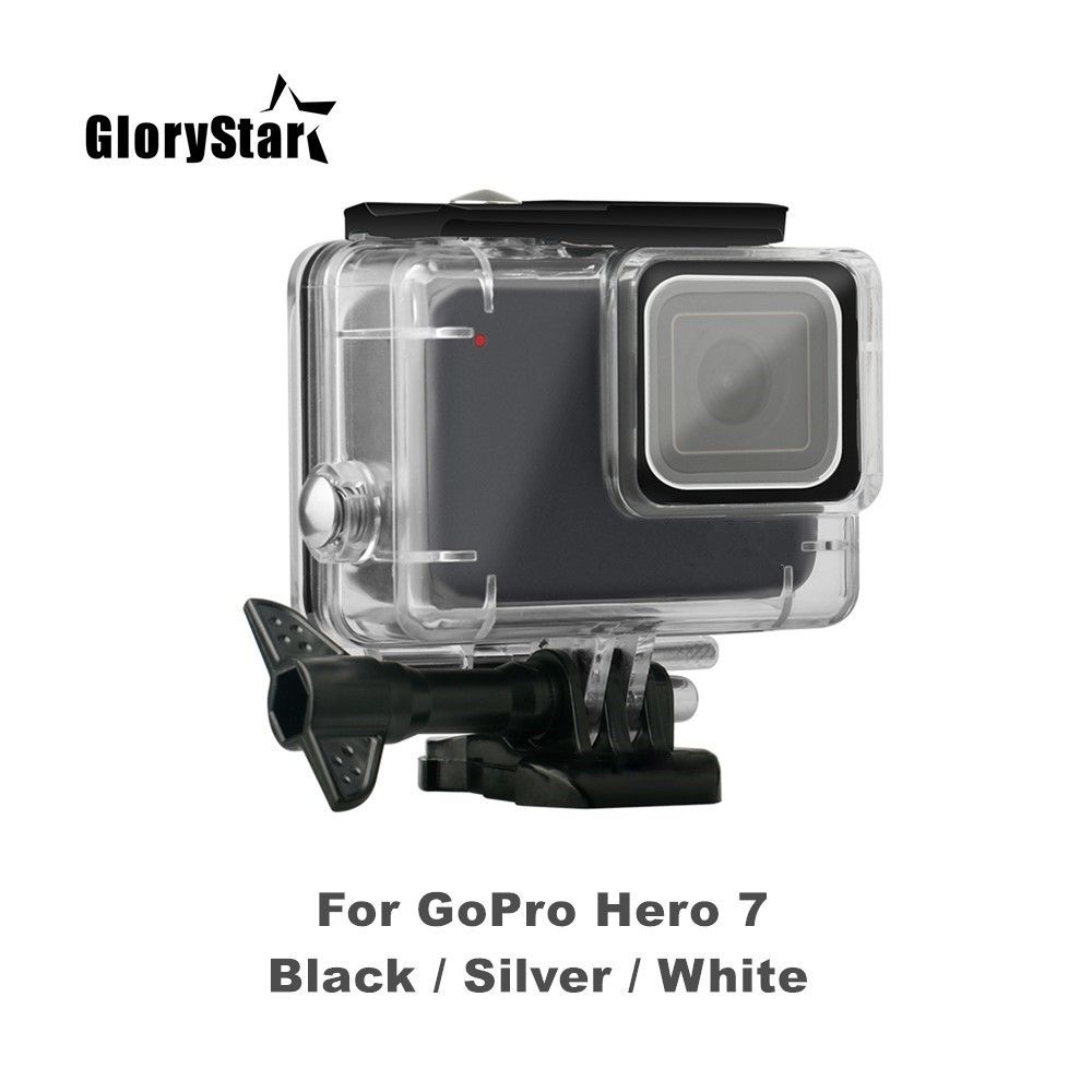 Glorystar 45m Underwater Waterproof Case For Gopro Hero 7 Black Silver White Camera Protection Housing Case Diving Accessories Fly Camera Aerial Drone From Glorys 9 32 Dhgate Com