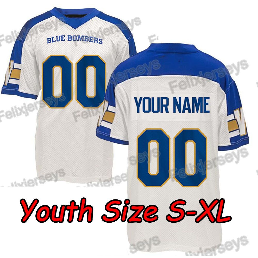 Tamaño de la juventud blanca S-XL