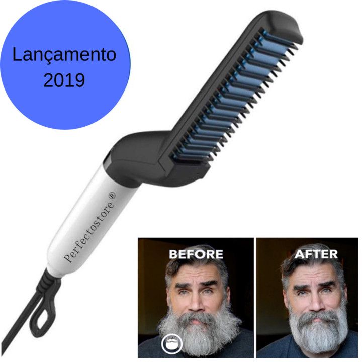 how to use beard straightener comb