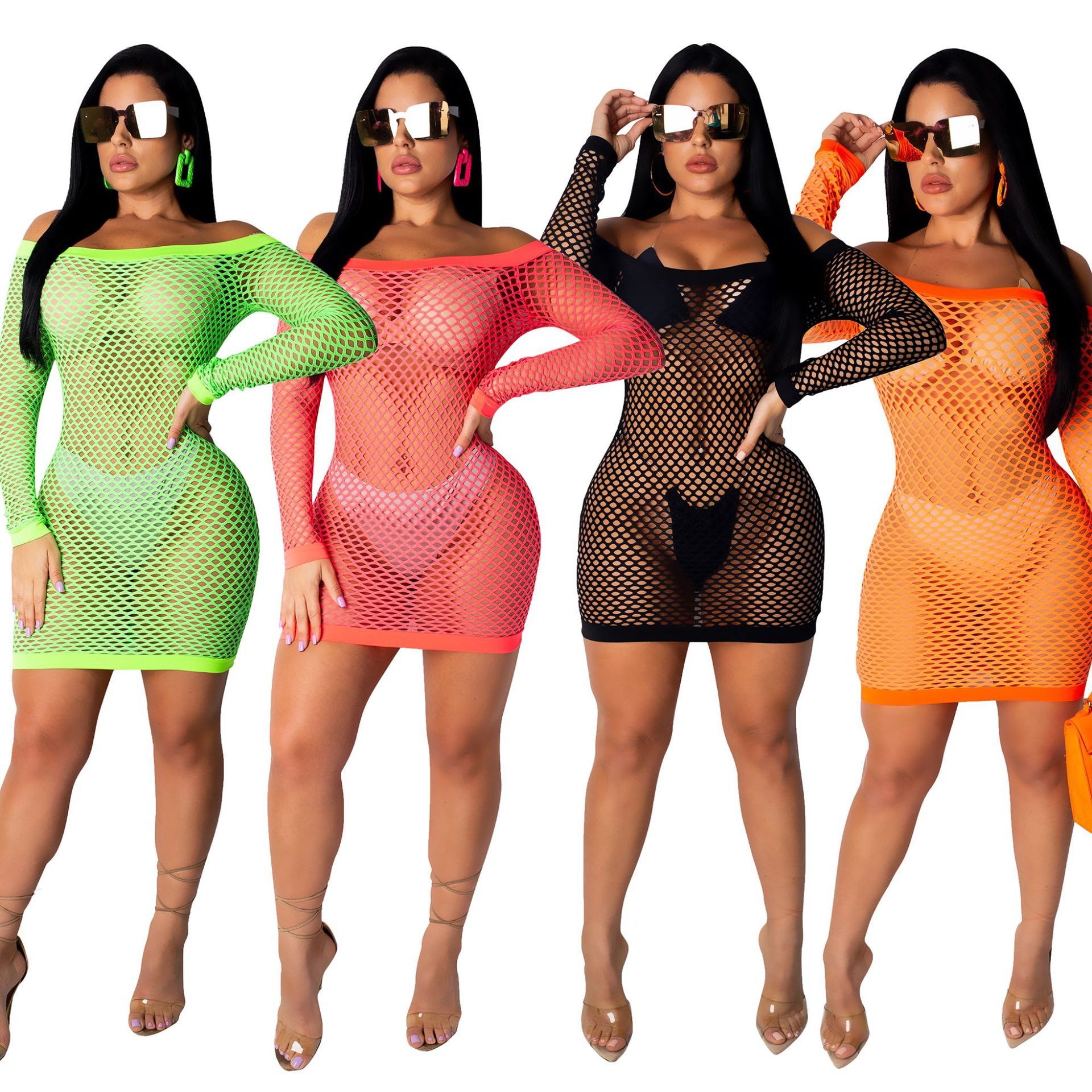 net cover up dress