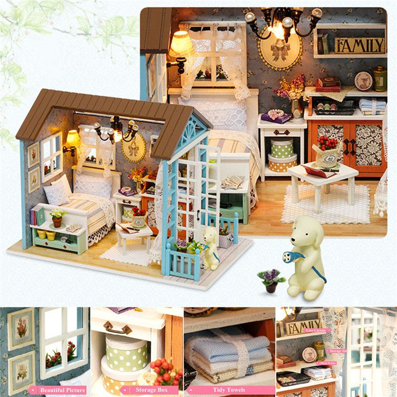 large wooden barbie house